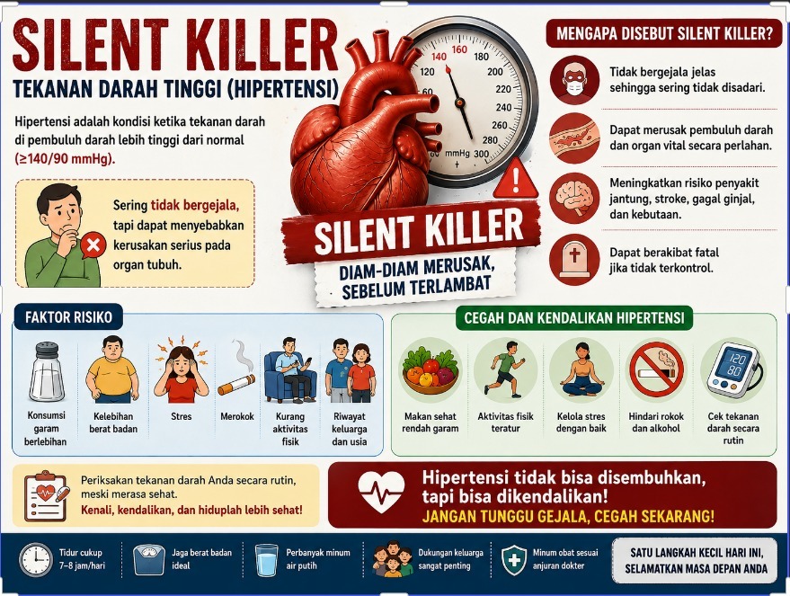 Infografis Silent Killer Hipertensi